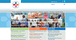 Desktop Screenshot of cancernurse.eu
